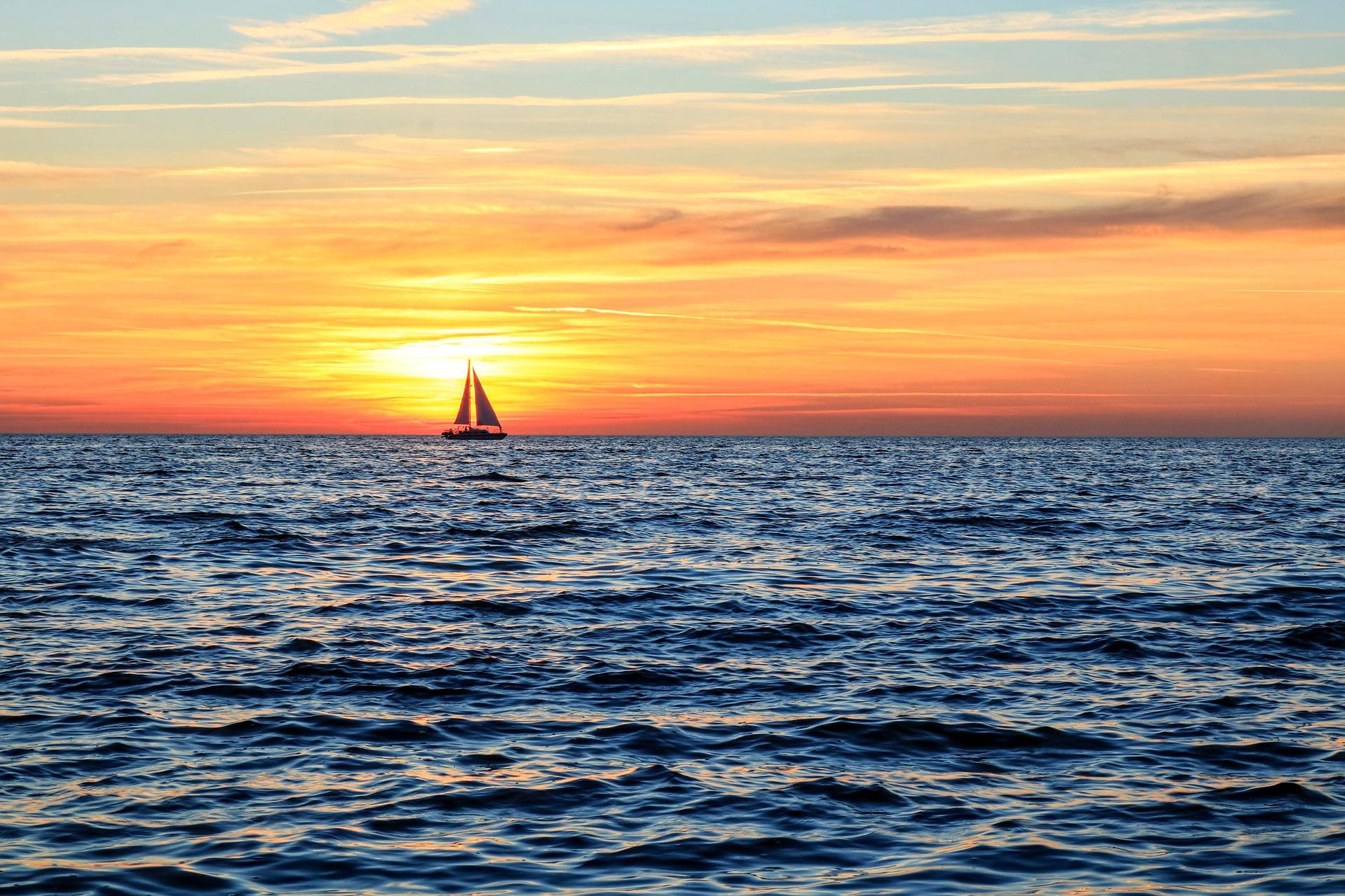 Cancun sailing near Playa Mujeres