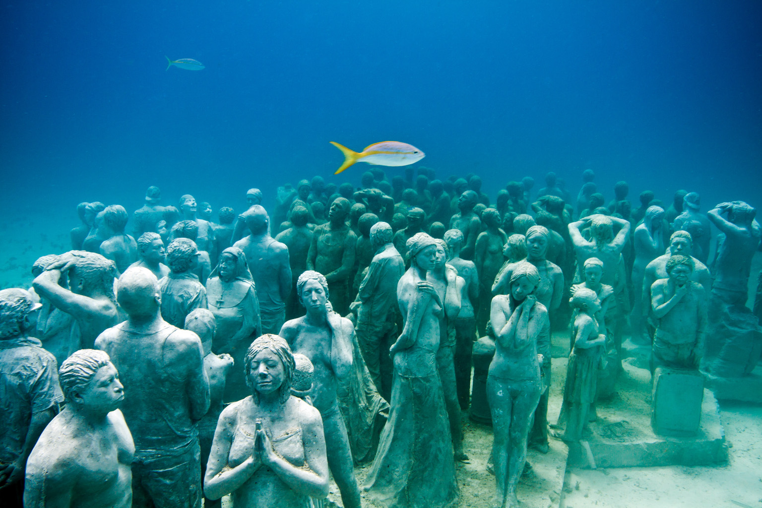 Choose environmentally friendly activities like visiting the MUSA underwater museum in Cancun